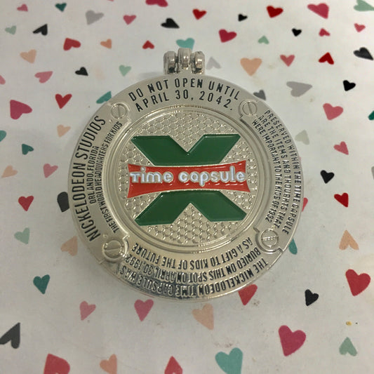 Nickelodeon Time Capsule Hinged Enamel Pin