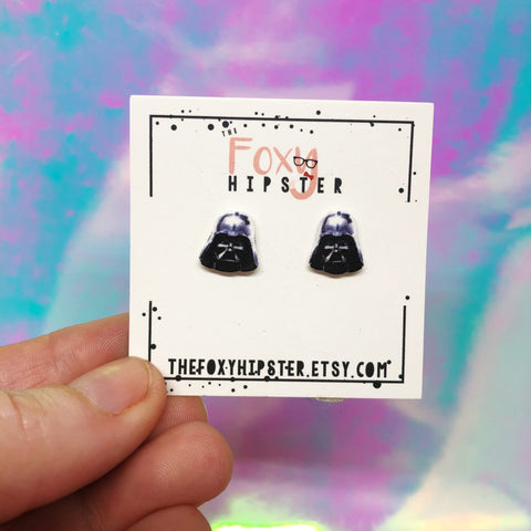 Darth Vader Stud Earrings
