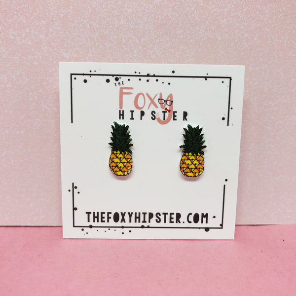Pineapple stud Earrings