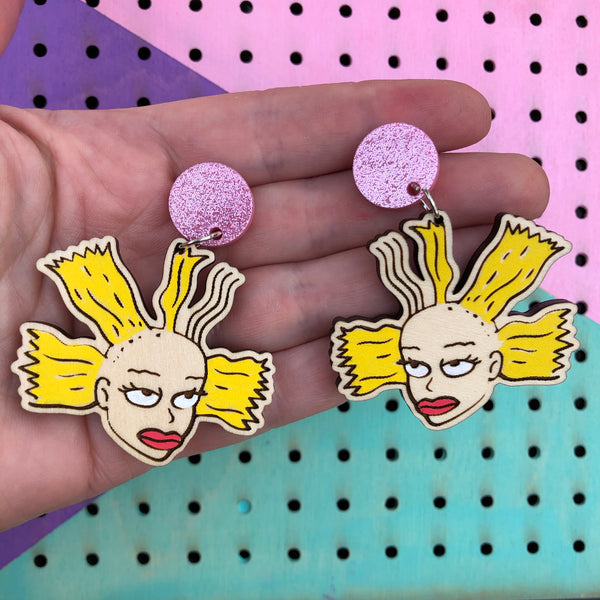 Nickelodeon Rugrats Cynthia Doll Dangle Earrings