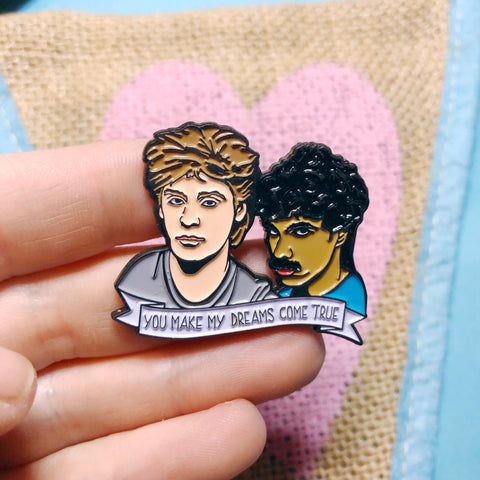 Hall and Oates Enamel Pin