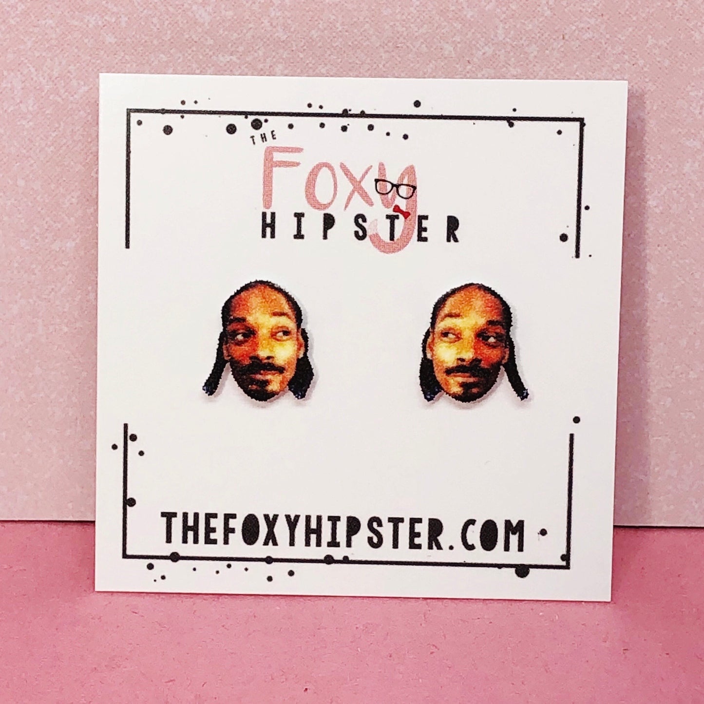 Snoop Dogg Stud Earrings