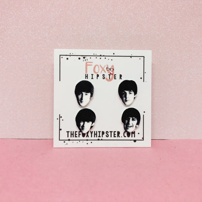 The Beatles Stud Earrings