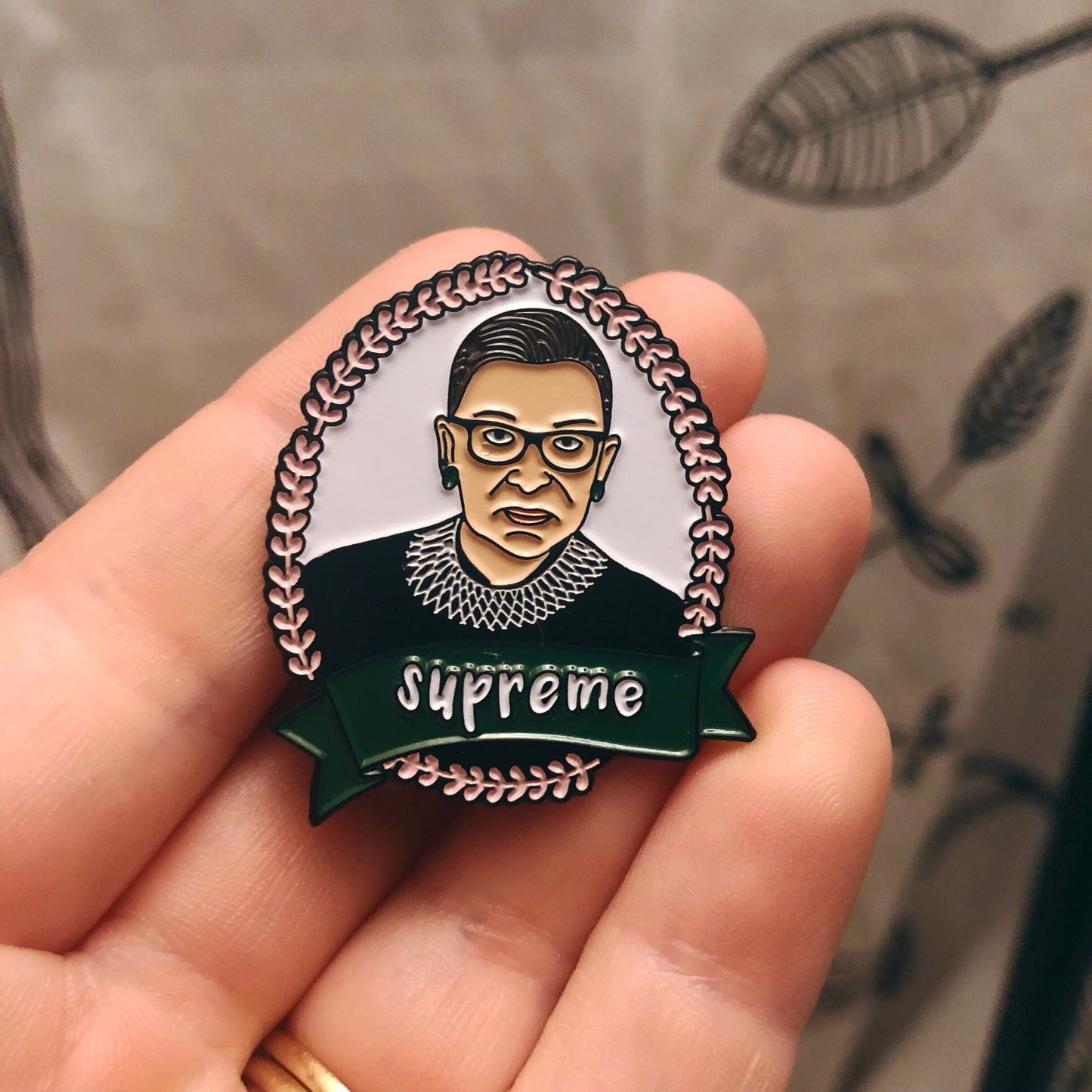 Supreme RBG Enamel Pin