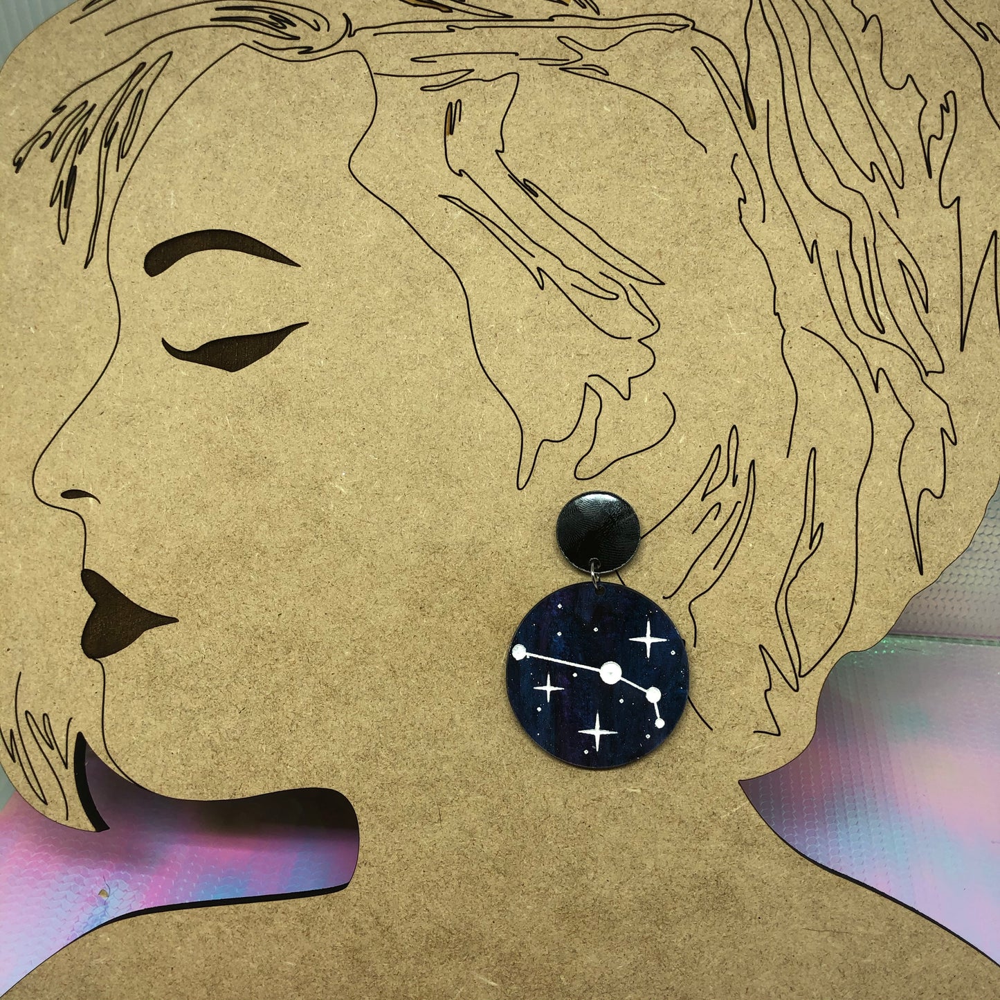 GEMINI Astrology Zodiac Constellation Dangle Drop Earrings