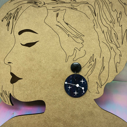 GEMINI Astrology Zodiac Constellation Dangle Drop Earrings