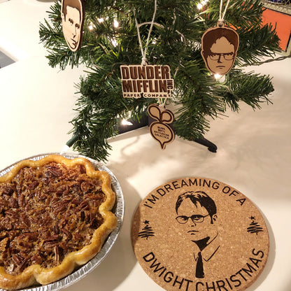 I’m Dreaming if a Dwight Christmas 7” Trivet