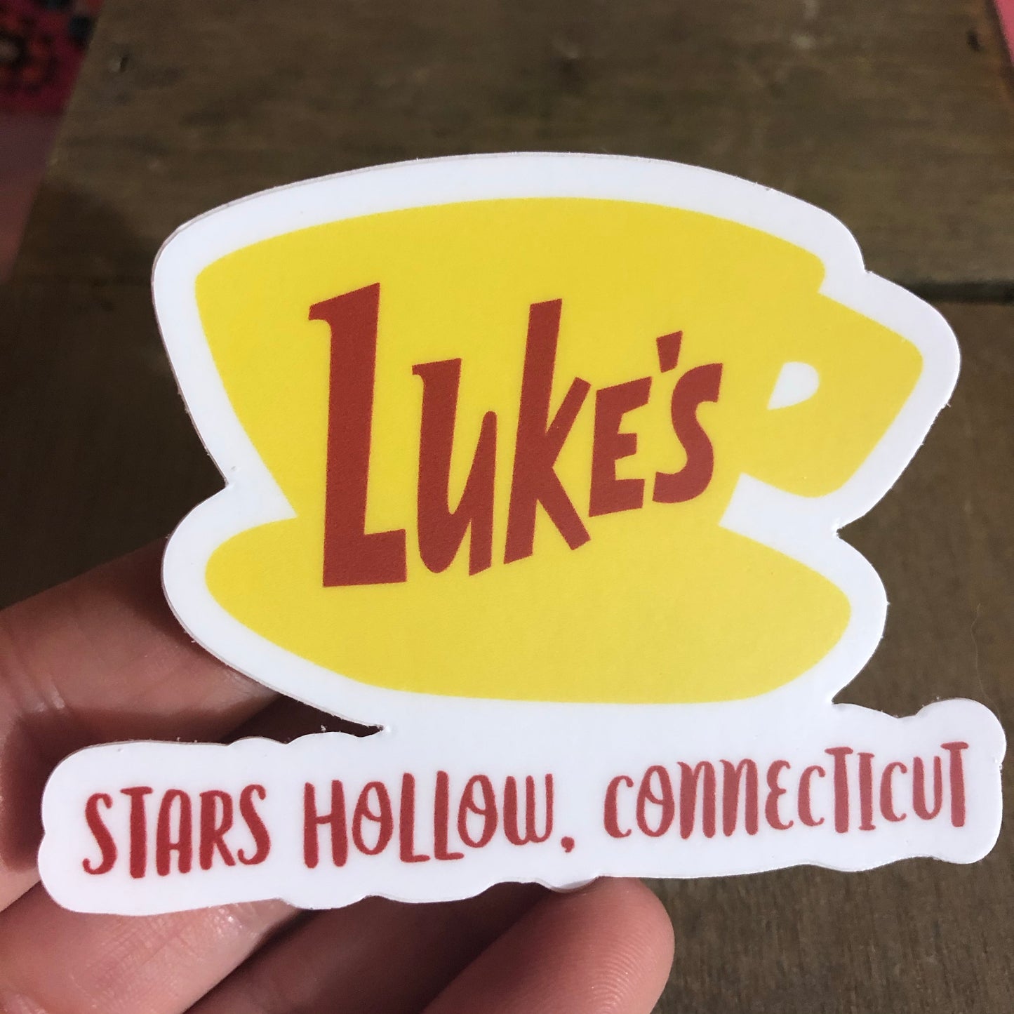 Luke's Diner Vinyl Sticker