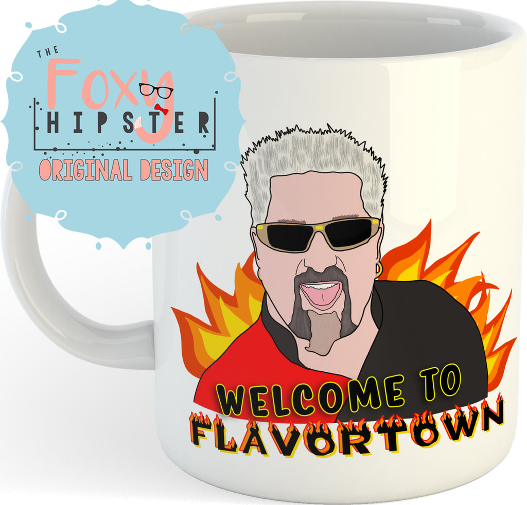 Guy Fieri Welcome to Flavortown 11oz Coffee Mug