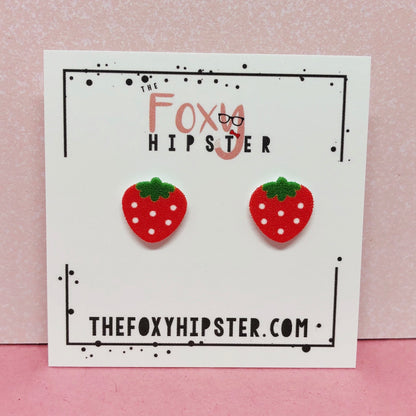 Strawberry Stud Earrings