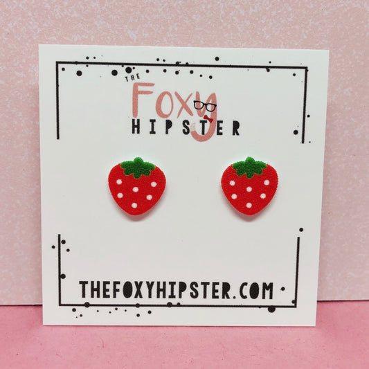Strawberry Stud Earrings