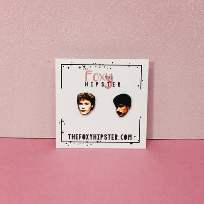 Hall and Oates Stud Earrings