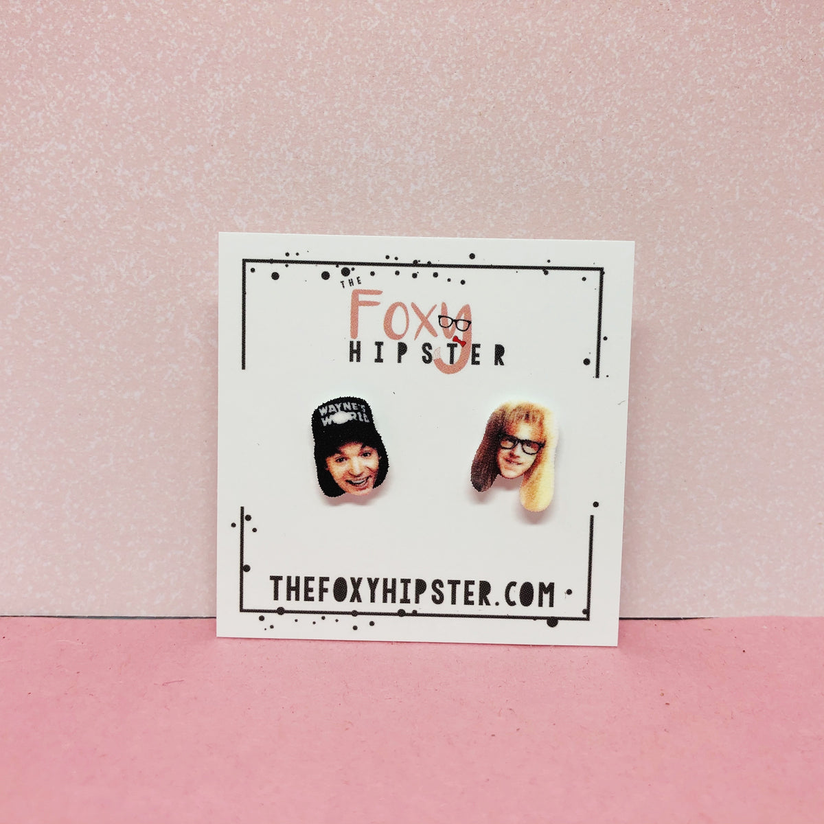 Waynes World Stud Earrings