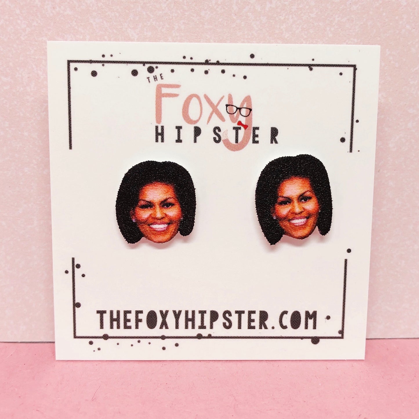 Michelle Obama Stud Earrings