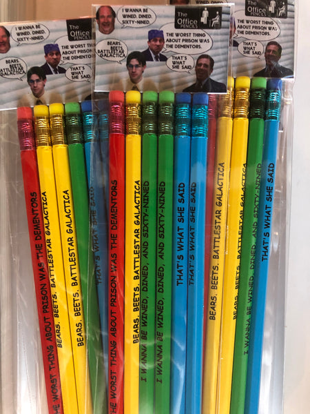 The Office Quotes 6 Piece Pencil Set