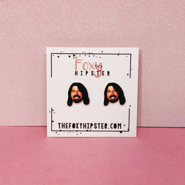 Dave Grohl Stud Earrings