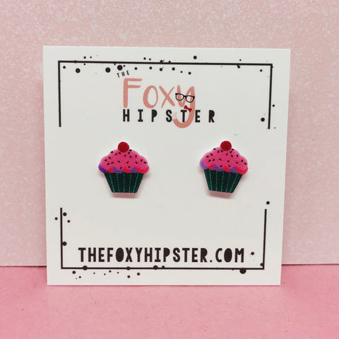 Cupcake Earrings