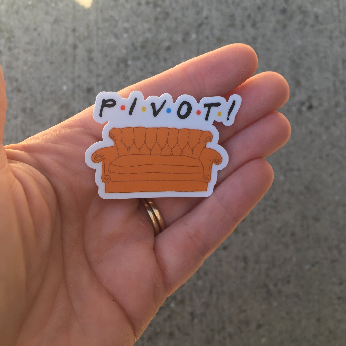 Pivot Friends Vinyl Sticker