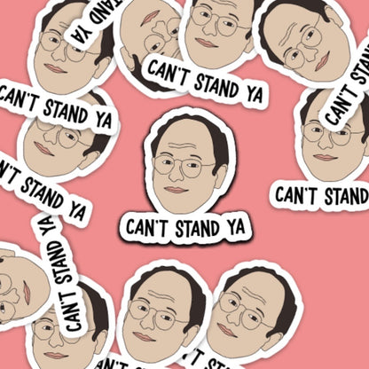 George Costanza Seinfeld Vinyl Sticker