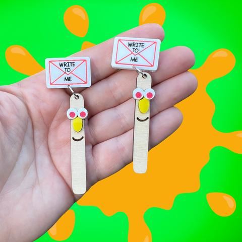 Stick Stickly Dangle Earrings