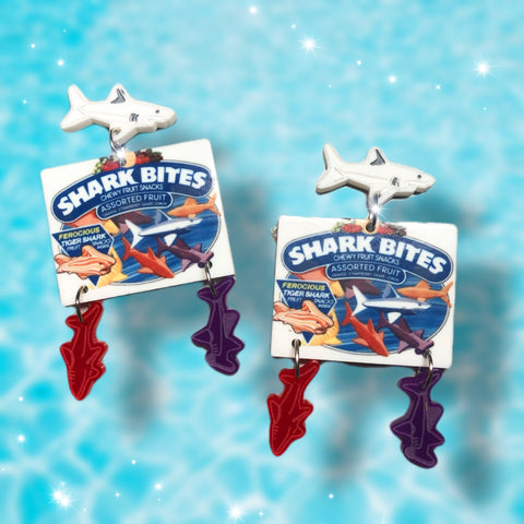 Shark Bites Dangle Earrings