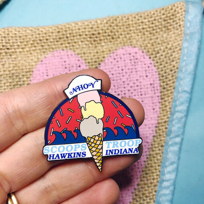 Scoops Troop Hard Enamel Pin