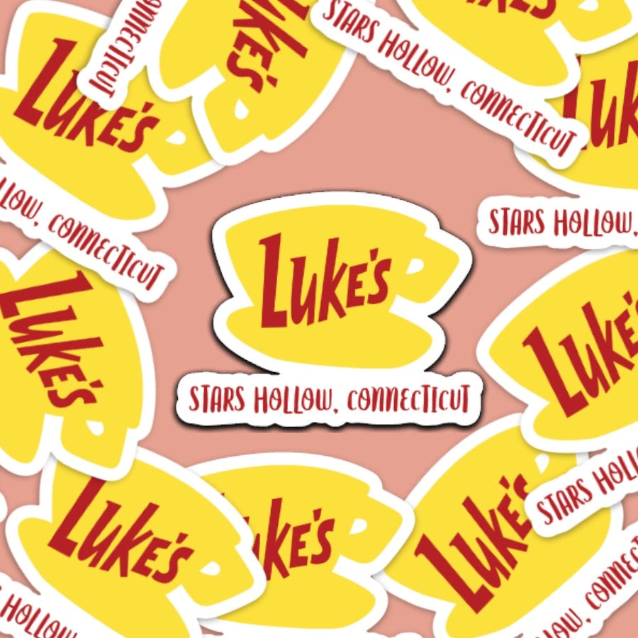 Luke's Diner Vinyl Sticker