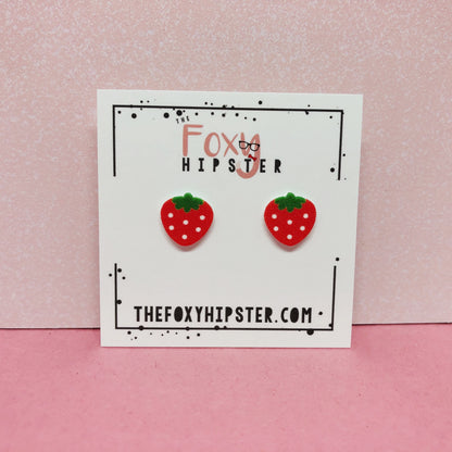 Strawberry Stud Earrings