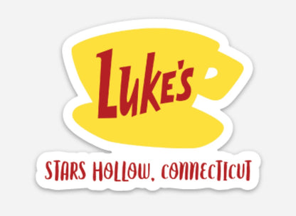 Luke's Diner Vinyl Sticker