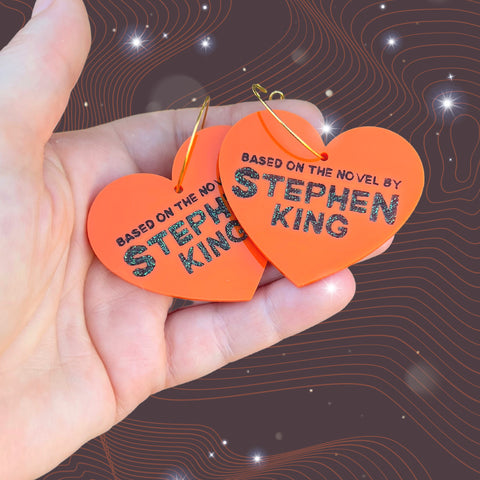 Stephen King Hoop Earrings