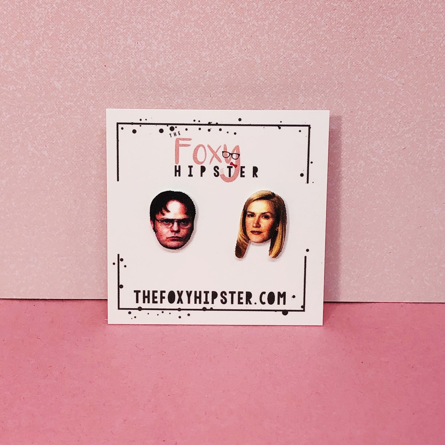 Dwight and Angela Stud Earrings