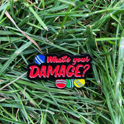 What’s your damage? Heathers Enamel Pin