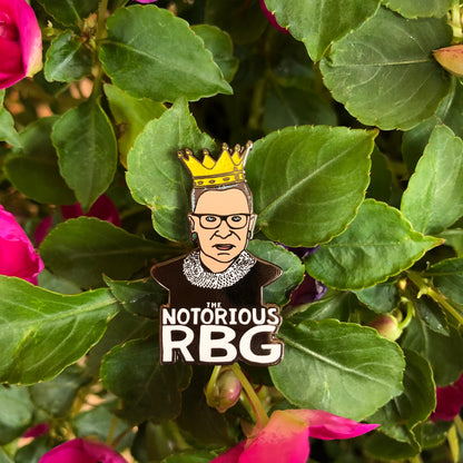 The Notorious RBG Enamel Pin