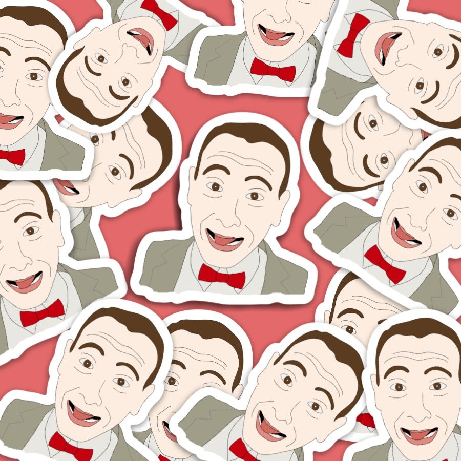 Pee Wee Herman Vinyl Sticker