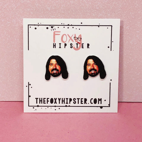 Dave Grohl Stud Earrings