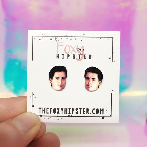 Special Agent Dale Cooper Stud Earrings