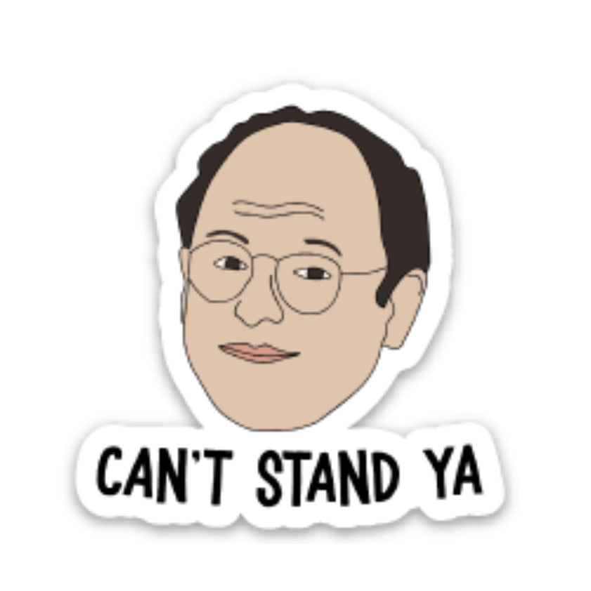 George Costanza Seinfeld Vinyl Sticker