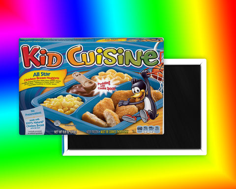 Kid Cuisine Nuggets Meal 90s Fridge Magnet