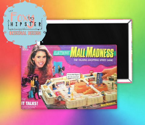 Board Game Mall Madness 1989 Fridge Magnet