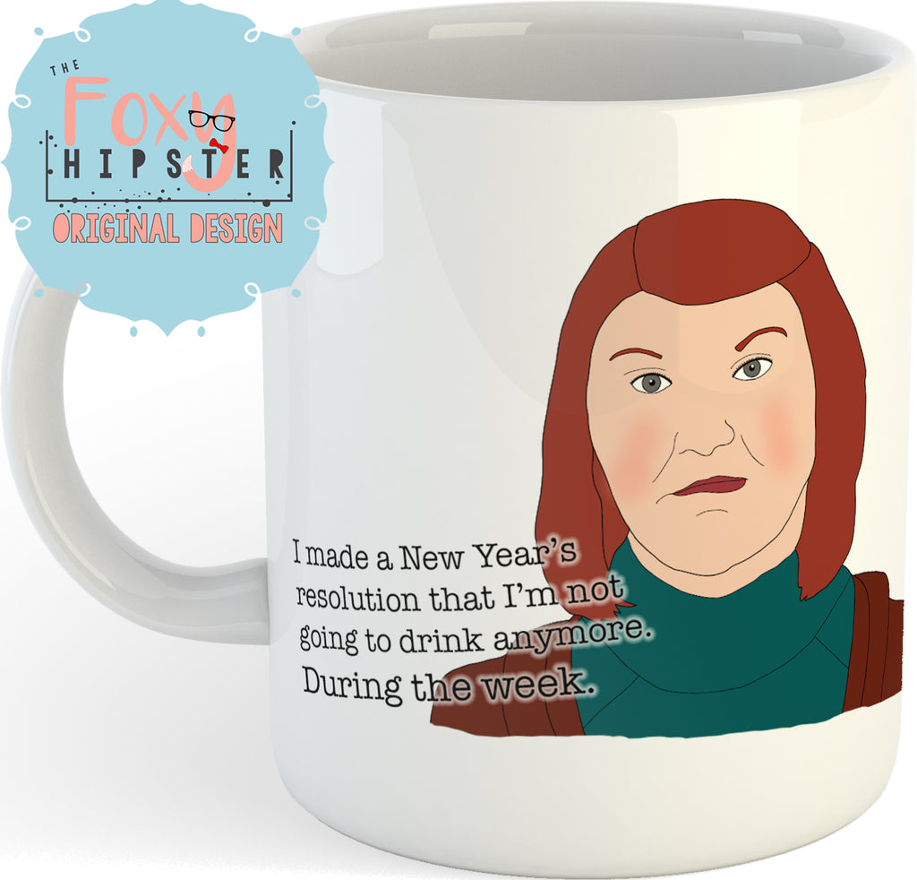 Meredith Palmer Drinking Quote  11oz Coffee Mug The Office