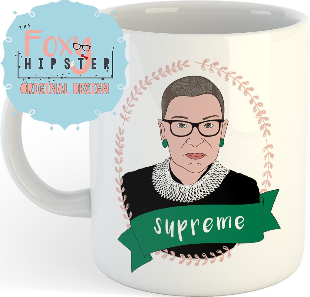 Ruth Bader Ginsburg Supreme 11oz coffee mug