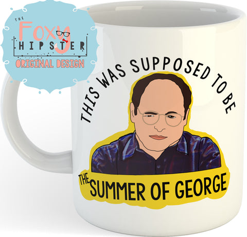 George Costanza This Was Supposed to be the Summer of George  11oz coffee mug Seinfeld