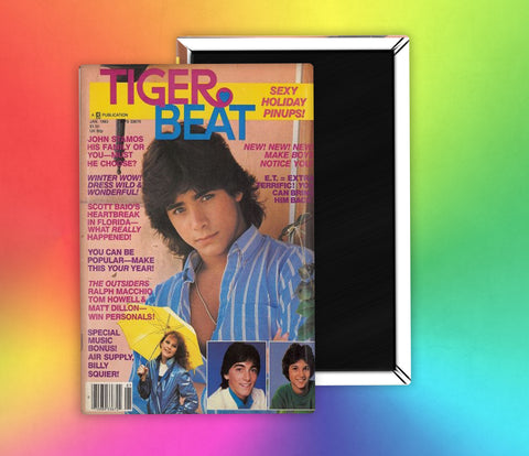 Bop Tiger Beat Teen Magazine Fridge Magnet
