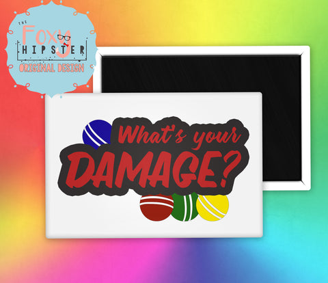 Heathers What's Your Damage? Fridge Magnet